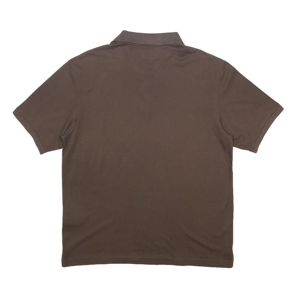 CHAMPION Womens Brown Short Sleeve Plain XL Cotton Blend Polo Shirt Casual