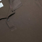 CHAMPION Womens Brown Short Sleeve Plain XL Cotton Blend Polo Shirt Casual