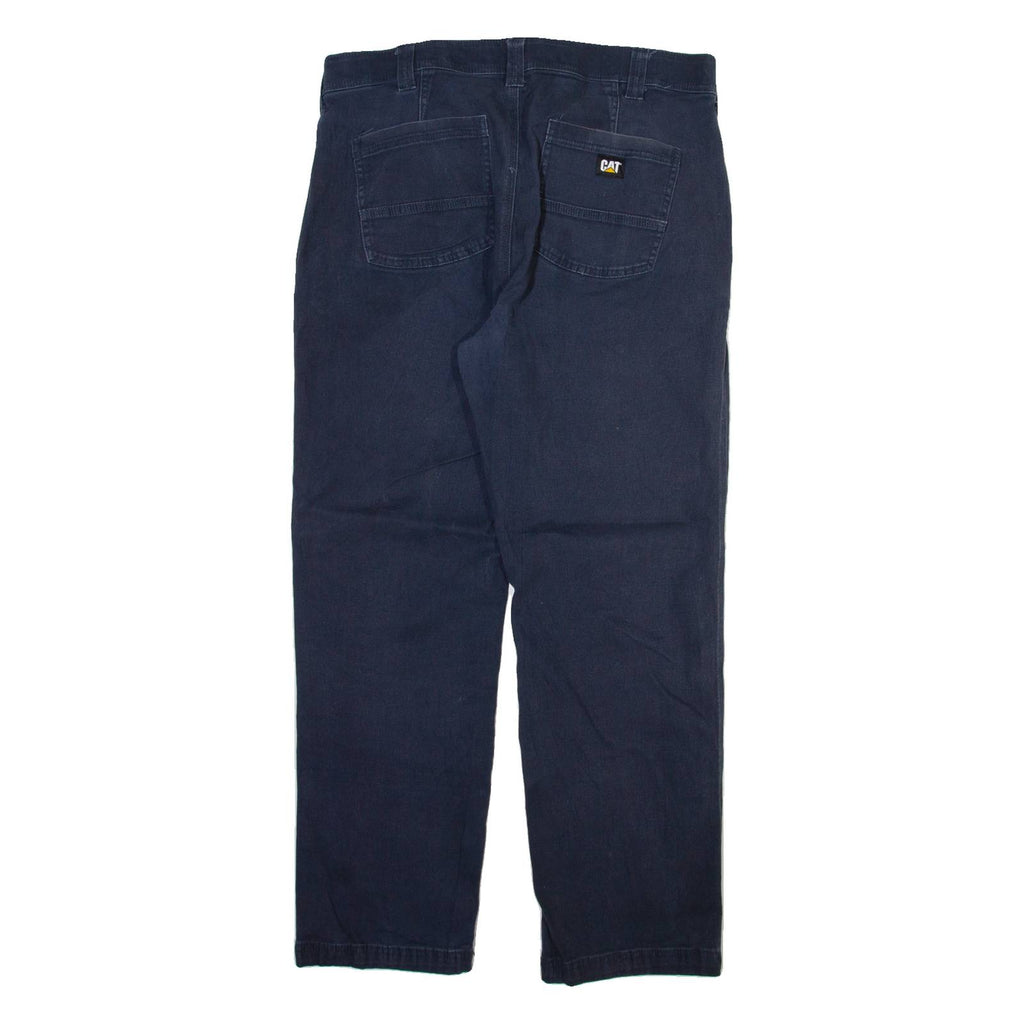 DICKIES Mens Trousers Blue Regular Straight W36 L32