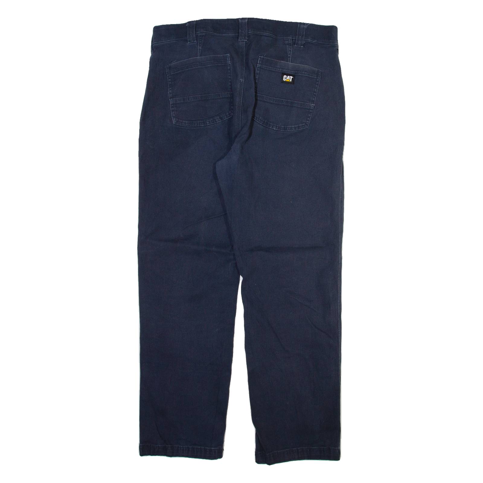 DICKIES Mens Trousers Blue Regular Straight W36 L32