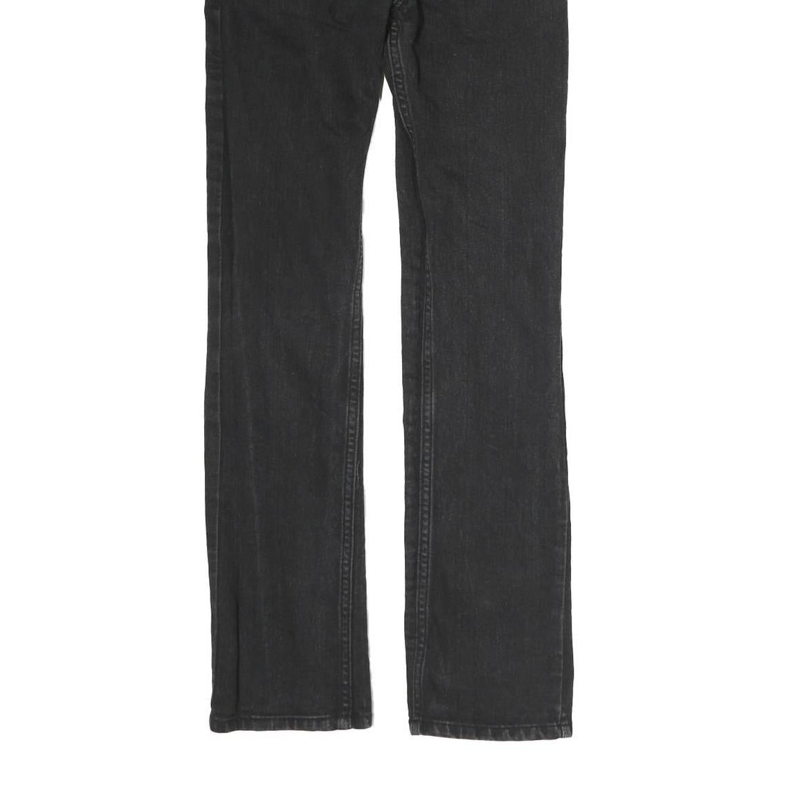 LEVI'S 511 Womens Jeans Black Slim Skinny Denim Medium W27 L27 Zip Closure