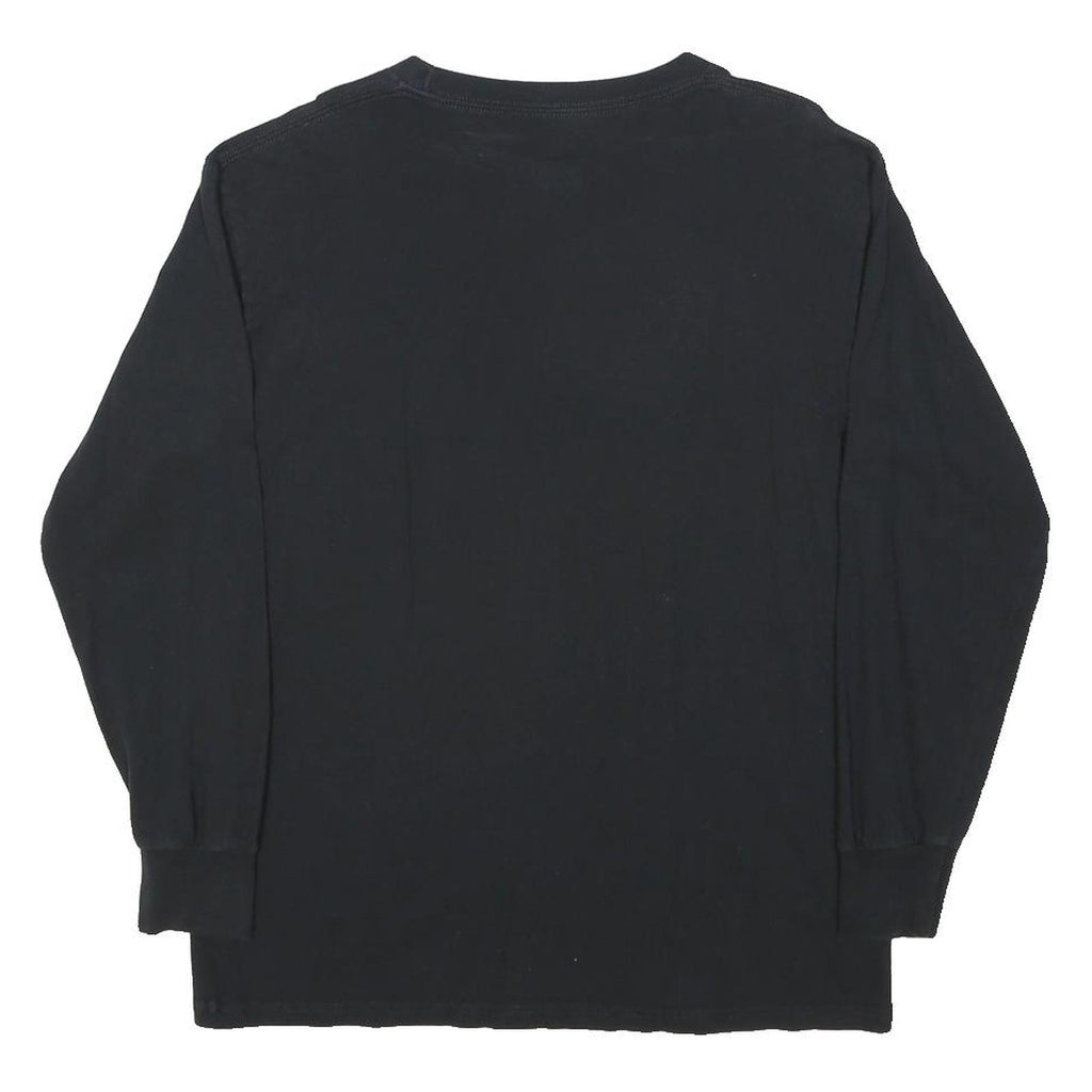MLB Mens Black Giants Graphic T-Shirt M Long Sleeve Crew Neck Cotton Baseball