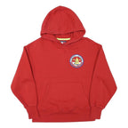 TOMMY HILFIGER Womens Red Tommy Jeans Sailing Gear Pullover Hoodie XS