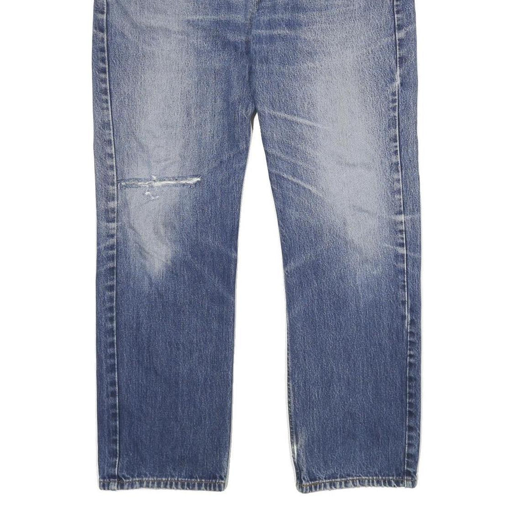 LEVI'S 751 Mens Jeans Blue Regular Straight Denim Medium W36 L32 Classic Fit