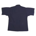 PROPER Mens Navy Blue Cotton Blend Shirt M Military Style Workwear