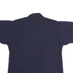 PROPER Mens Navy Blue Cotton Blend Shirt M Military Style Workwear