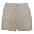 CARHARTT Mens Shorts Beige Casual Cotton Blend 2XL W40 Workwear Pockets