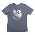 NIKE Mens Blue USA Graphic T-Shirt L Short Sleeve Crew Neck Cotton