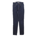 LEVI'S 721 Big E Womens Jeans Blue Slim Skinny Denim Medium W25 L28 High Rise