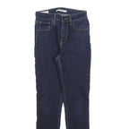 LEVI'S 721 Big E Womens Jeans Blue Slim Skinny Denim Medium W25 L28 High Rise