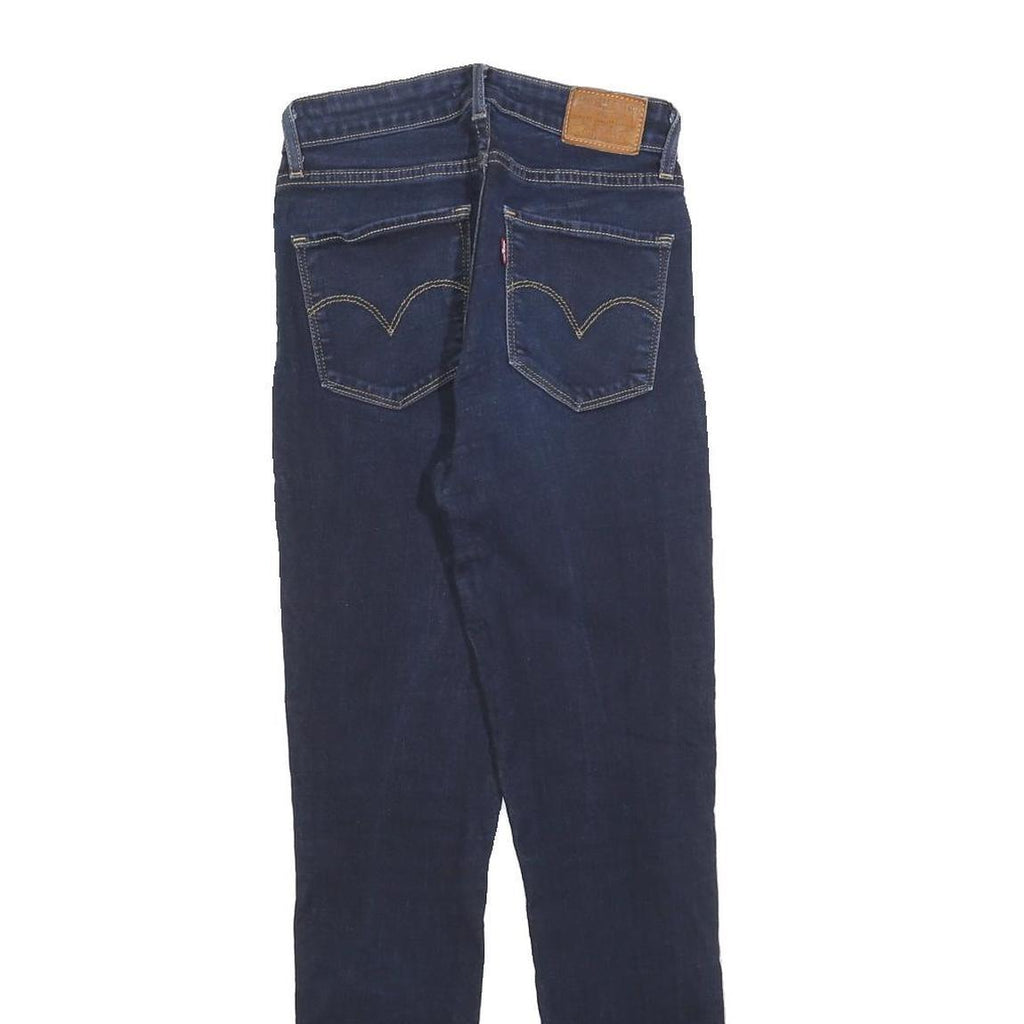 LEVI'S 721 Big E Womens Jeans Blue Slim Skinny Denim Medium W25 L28 High Rise