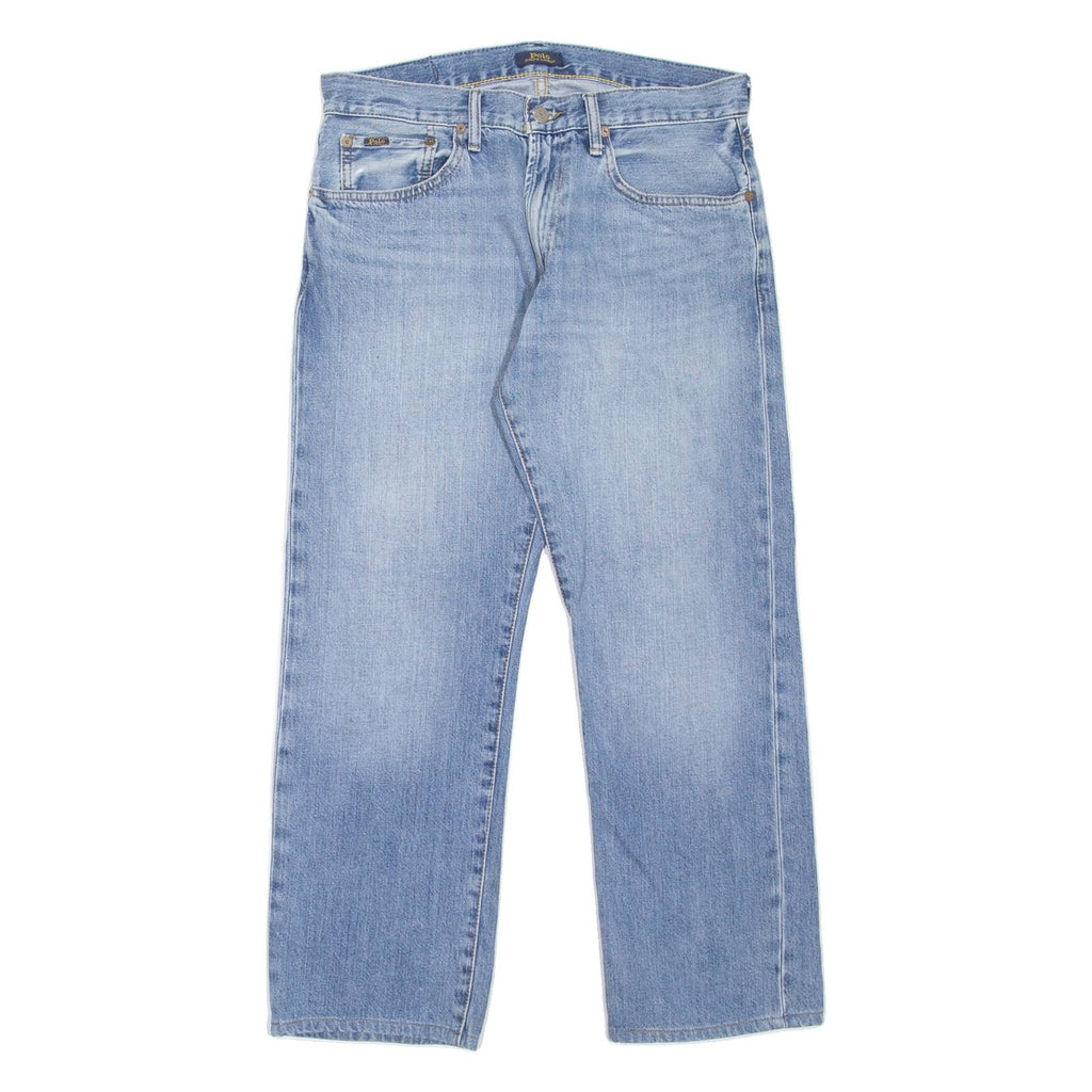 POLO RALPH LAUREN Mens Jeans Blue Regular Straight Stone Wash W31 L26