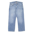 POLO RALPH LAUREN Mens Jeans Blue Regular Straight Stone Wash W31 L26