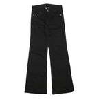 ARMANI EXCHANGE Womens Jeans Black Regular Straight Denim W25 L30 Zip Cotton