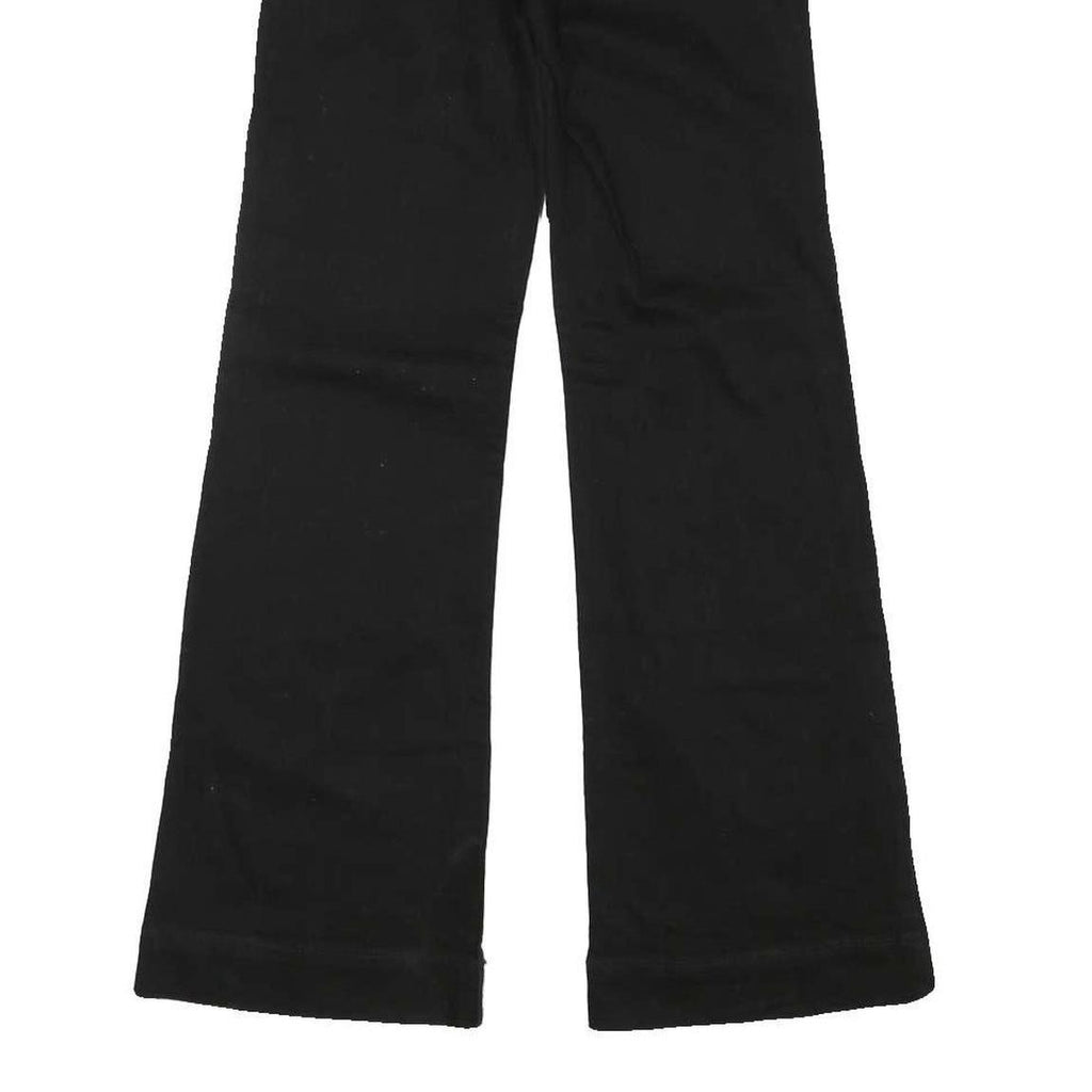 ARMANI EXCHANGE Womens Jeans Black Regular Straight Denim W25 L30 Zip Cotton