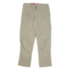 FJALLRAVEN Womens Polyester Blend Beige Regular Fit Cargo Trousers W30 L29