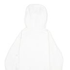 TOMMY HILFIGER Womens White Hoodie Jacket S Polyester Zippered Plain Casual