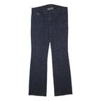 TOMMY HILFIGER Womens Regular Fit Blue Jeans Denim W34 L32 Button Closure
