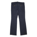 TOMMY HILFIGER Womens Regular Fit Blue Jeans Denim W34 L32 Button Closure