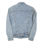 LEVI'S Mens Blue Denim Jacket M Cotton Button Closure Classic Fit Casual