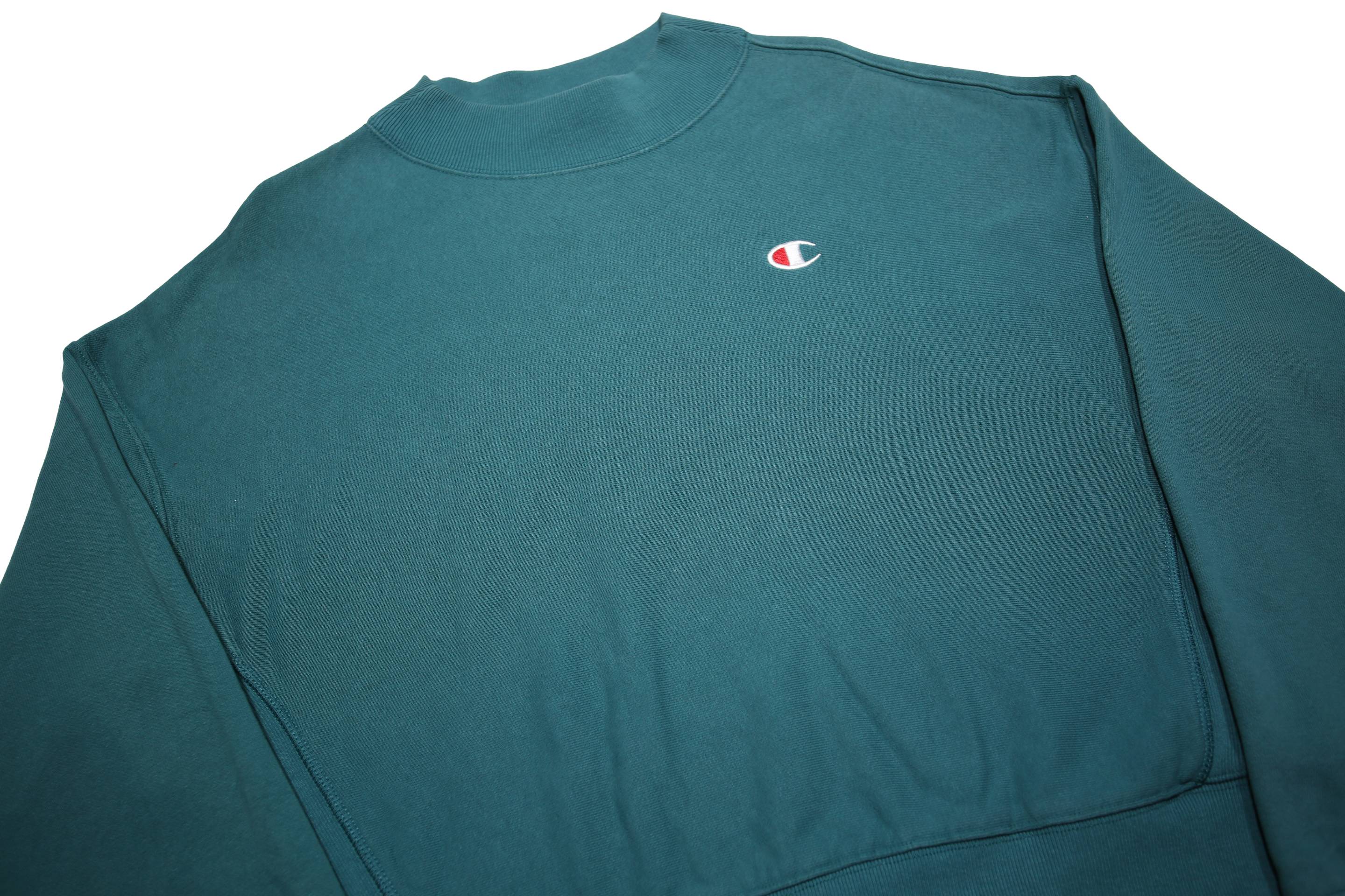 CHAMPION REVERSE WEAVE Womens Blue Crew Neck 2XL Sweatshirt Pullover Cotton
