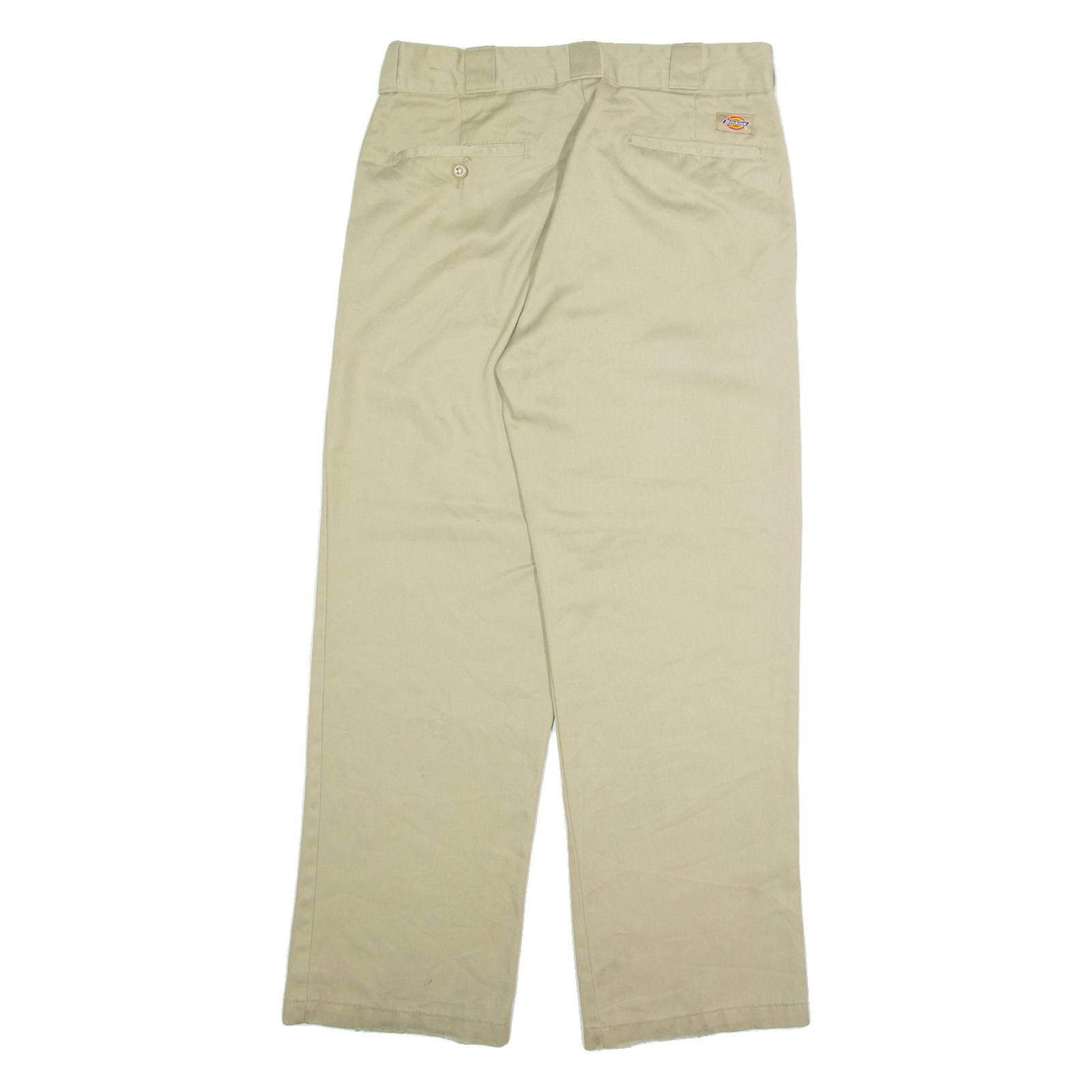 DICKIES Chino Mens Trousers Beige Regular Straight W30 L30
