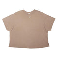 NIKE Womens Beige Classic T-Shirt 3XL Short Sleeve Crew Neck Casual Wear