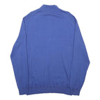 POLO RALPH LAUREN Mens Blue PGA Patterned Pullover Crew Neck Wool XL Golf