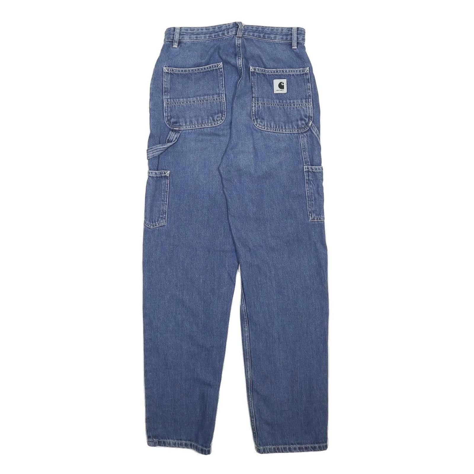 CARHARTT Womens Jeans Blue Slim Boyfriend Denim Medium W27 L29 Casual Denim Jean