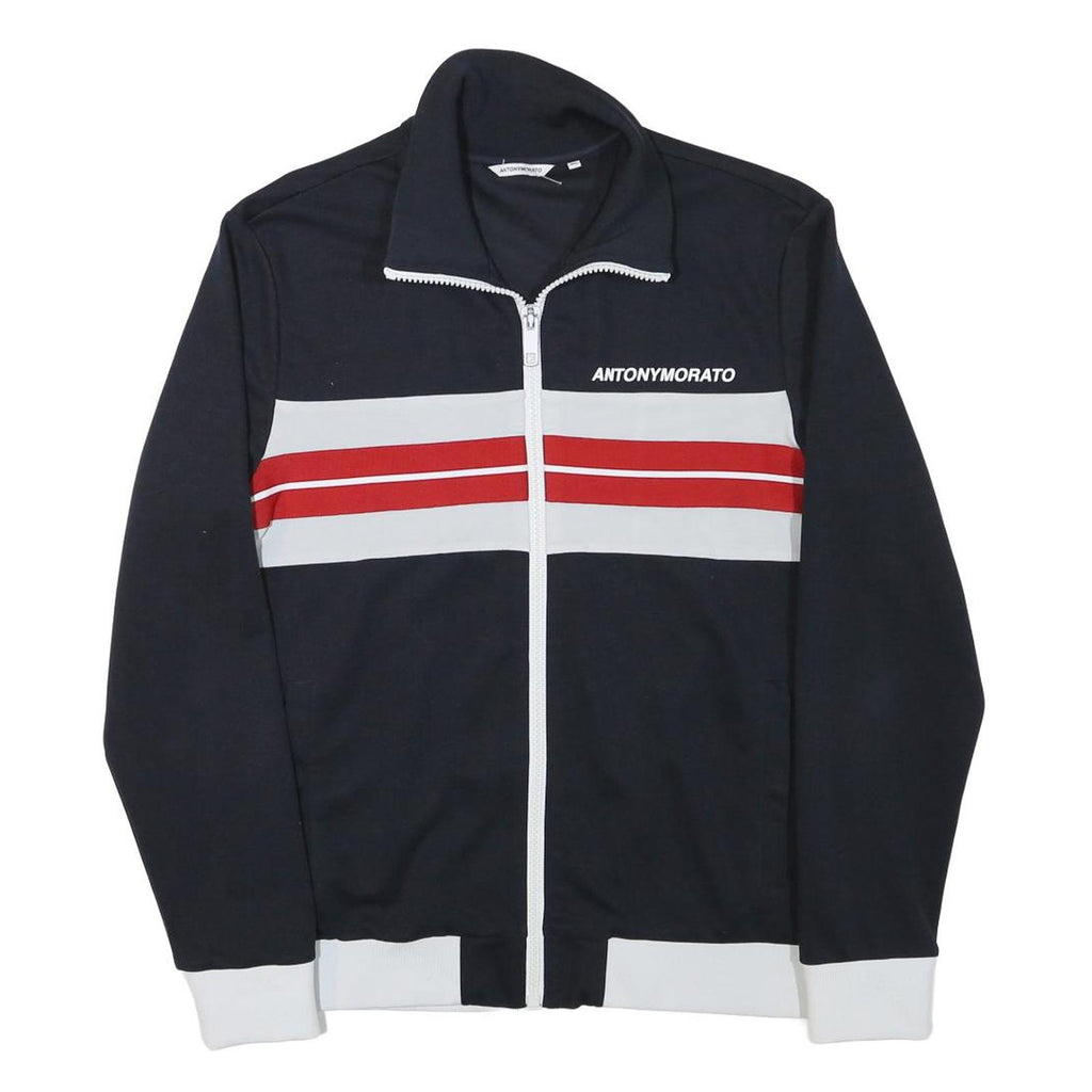 ANTONY MORATO Mens Black White & Red Zip Jacket XL Polyester Blend Sportswear