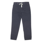 RALPH LAUREN POLO JEANS COMPANY Womens Cotton Blend Navy Blue Regular Fit