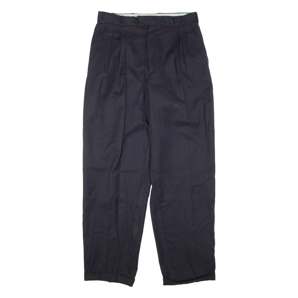 Womens Trousers Black Regular Tapered W30 L31