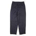 Womens Trousers Black Regular Tapered W30 L31