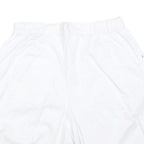 AMI Womens White Casual Cotton Blend Shorts M W30 Pocketed Zip Fly