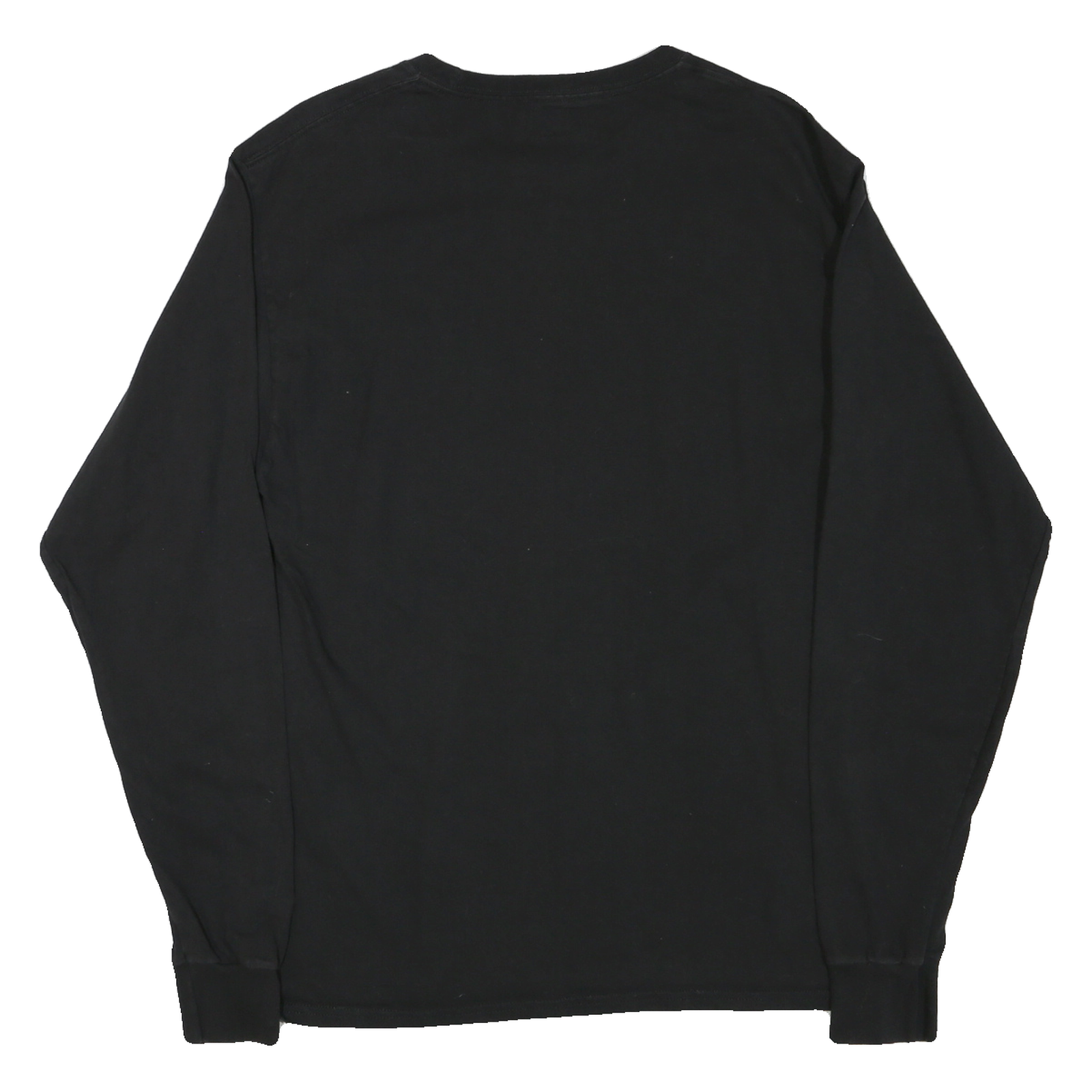 CHAMPION Mens Black EHHS Royals Graphic T-Shirt M Long Sleeve Crew Neck Cotton