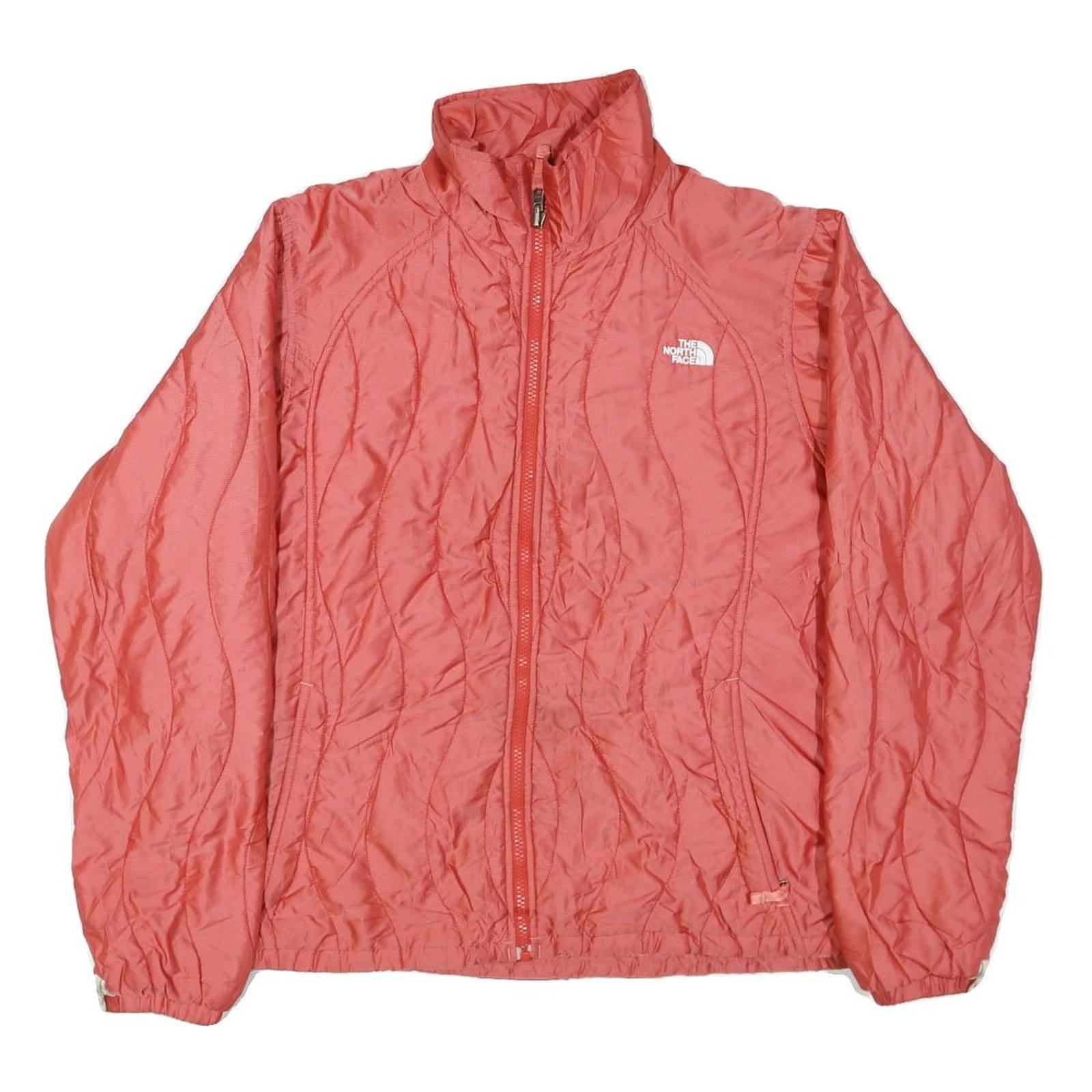 THE NORTH FACE Womens Red Slim Zip Up Polyester Blend Jacket XL Lightweight