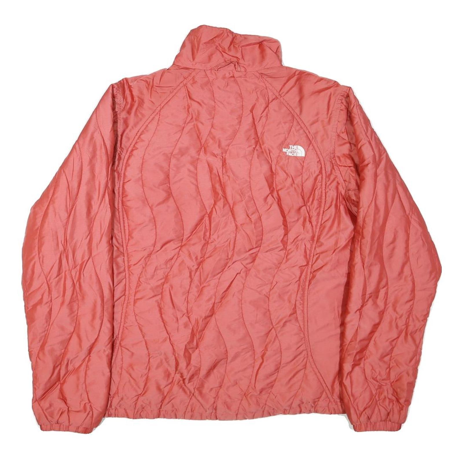 THE NORTH FACE Womens Red Slim Zip Up Polyester Blend Jacket XL Lightweight