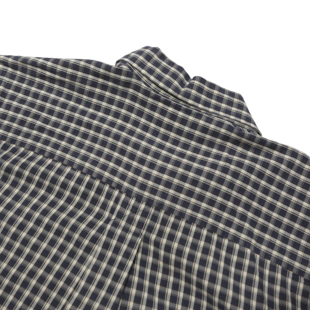 TIMBERLAND Mens Black & White Checked Shirt S Button Down Cotton Blend Casual