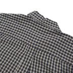 TIMBERLAND Mens Black & White Checked Shirt S Button Down Cotton Blend Casual