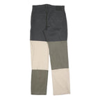 MAC Mens Cotton Blend Regular Fit Colourblock Trousers W32 L36 Stylish Patchwork