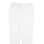 CHAMPION Mens Joggers White Temple University L W32 L31 Cotton Blend Drawstring