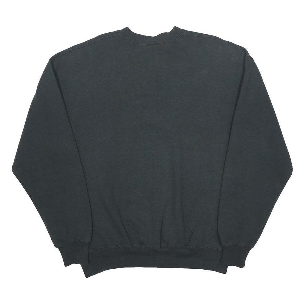 RUSSELL ATHLETIC Mens Black Cal Poly Crew Neck XL Cotton Blend Sweatshirt