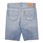 LEVI'S Mens Shorts Blue Distressed Denim M W32 Casual Cotton Ripped