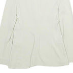EMPORIO ARMANI Womens White Jacket XS Button Plain Classic Blazer Tailored
