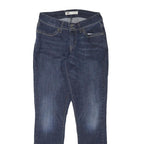 LEVI'S Womens Slim Blue Denim Jeans W26 L30 Classic Cotton Blend Zip
