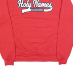 CHAMPION Mens Red Holy Names Highschool Crew Neck M Sweatshirt Cotton Blend