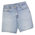 SEHAD Mens Denim Blue Casual Shorts M W32 Classic Fit Comfortable Design