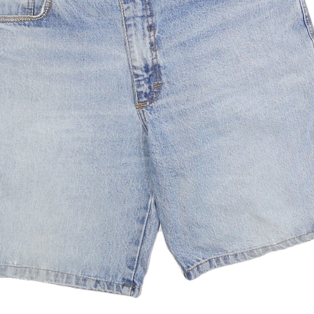 SEHAD Mens Denim Blue Casual Shorts M W32 Classic Fit Comfortable Design