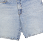 SEHAD Mens Denim Blue Casual Shorts M W32 Classic Fit Comfortable Design