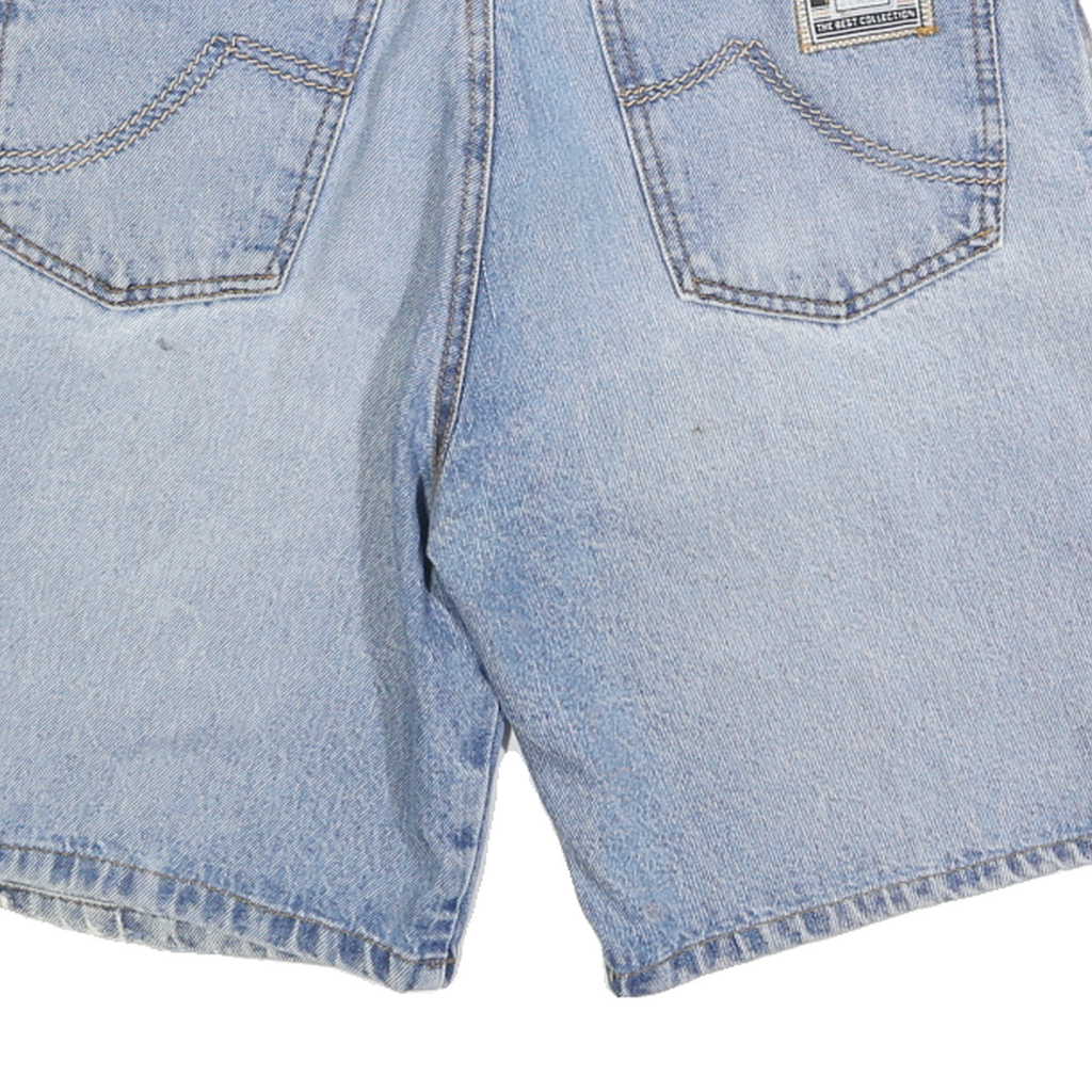 SEHAD Mens Denim Blue Casual Shorts M W32 Classic Fit Comfortable Design